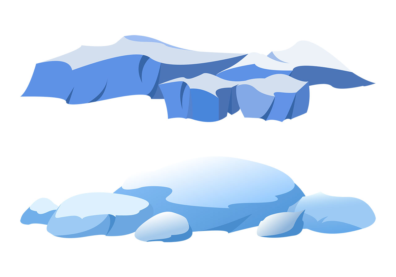 Blue iced rocks vector graphic. Blue rocks, stones vector graphic. Beautiful snow-covered rocks vector graphic. Rocks, stones buried under snow vector graphic. Blue ice-covered rock vector graphic. Vector graphic with CC0 license, best for a variety of projects, including designs, animations, and more.