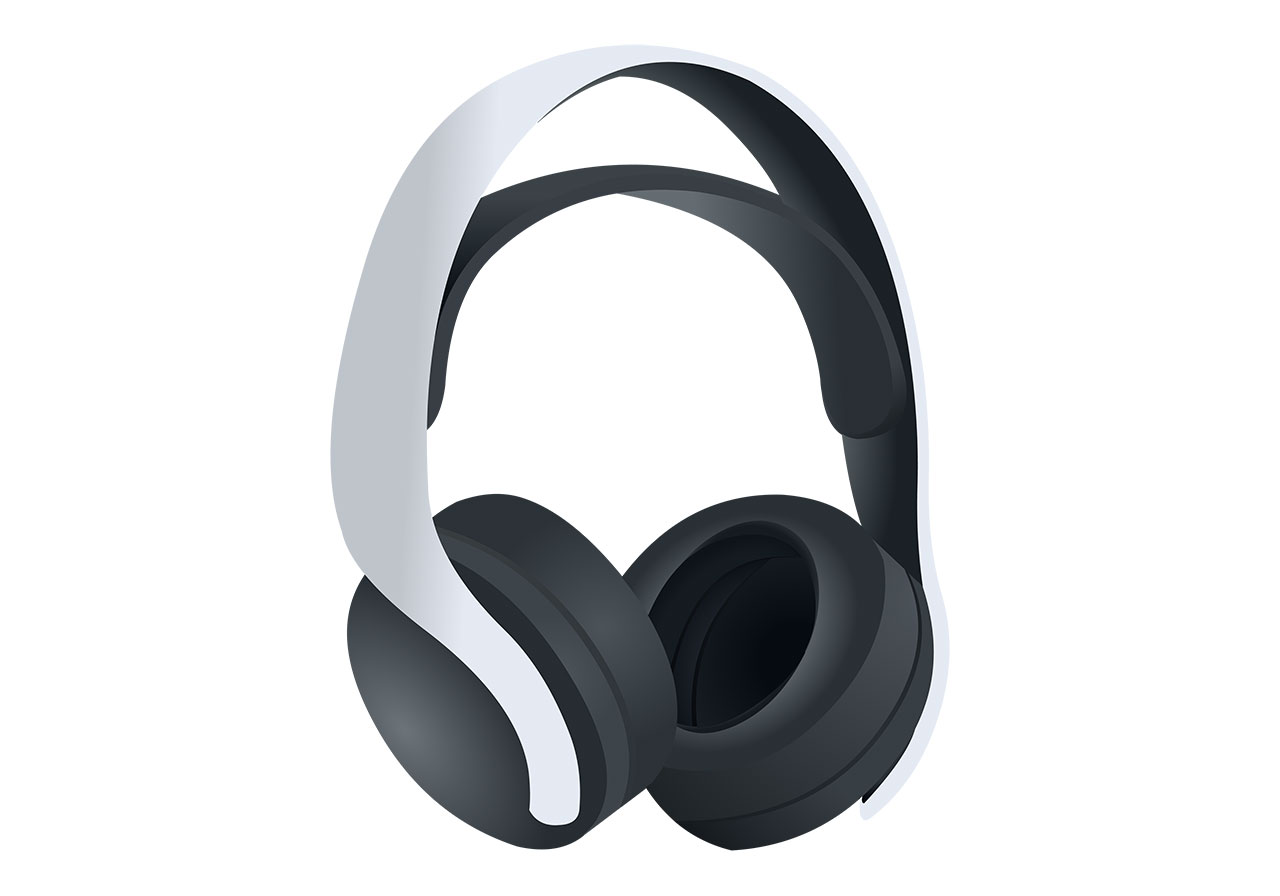 Headphone, earphone, earbud vector graphic. Modern technology headphone design vector graphic. A gaming headphone vector graphic. An over-ear headphone vector graphic. Vector graphic with CC0 license, best for a variety of projects, including designs, animations, and more.