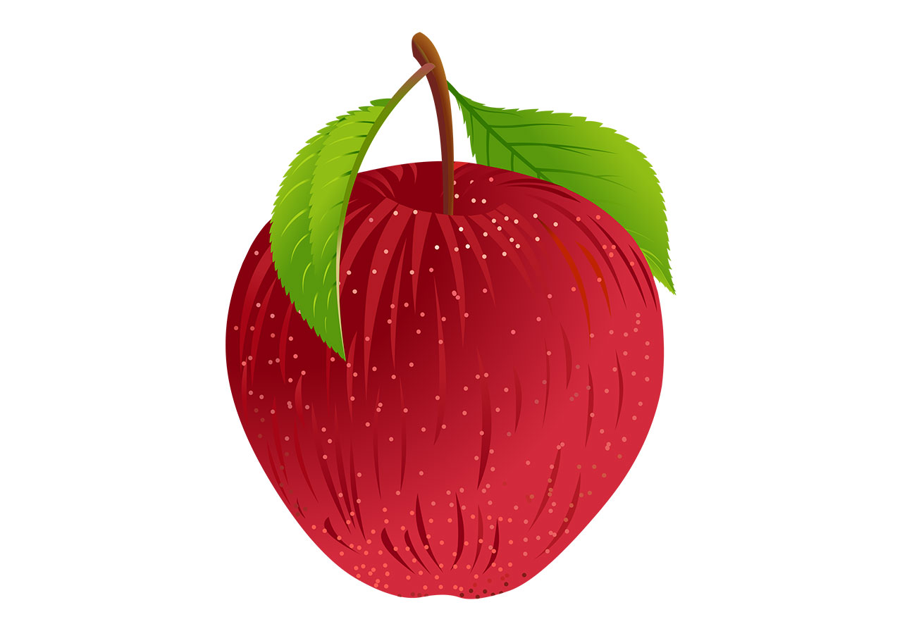 Apple, ripe, fruit vector graphic. Stunning red ripe apple with leaves vector graphic. Stunning red apple with green leaves vector graphic. Fruit with leaf vector graphic. Vector graphic with CC0 license, best for a variety of projects, including designs, animations, and more.
