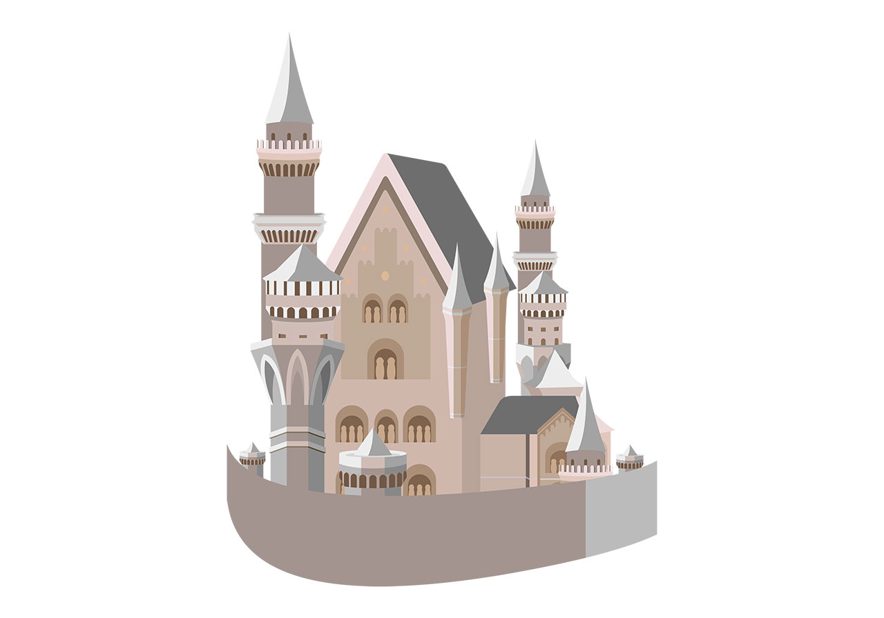 Building, fort, castle vector graphic. Fairytale castle, palace vector graphic. Cartoon castle, fort vector graphic. Castle, fort, temple, palace vector graphic. Vector graphic with CC0 license, best for a variety of projects, including designs, animations, and more.