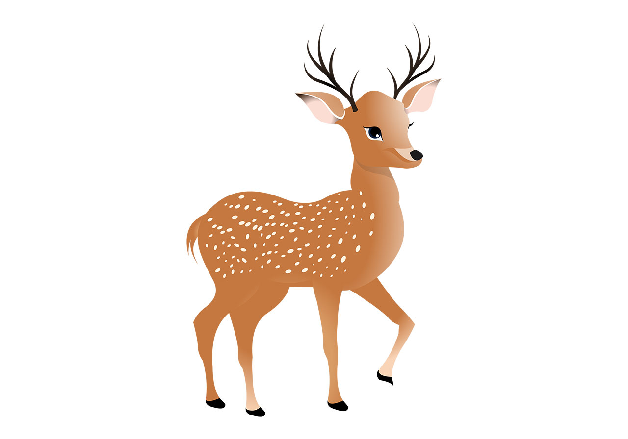 Deer, antelope, animal vector graphic. A beautiful deer standing vector graphic. Stunning deer, antelope, wildlife animal vector graphic. Vector graphic with CC0 license, best for a variety of projects, including designs, animations, and more.