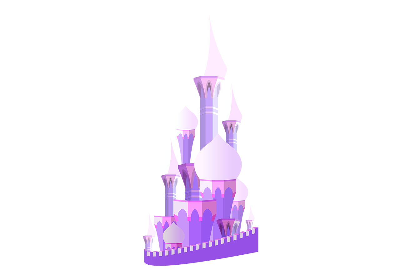 Fairytale fort, temple vector graphic. Castle, fort, temple, palace vector graphic. Beautiful fairytale castle, temple vector graphic. Cartoon palace, fort vector graphic. Vector graphic with CC0 license, best for a variety of projects, including designs, animations, and more.