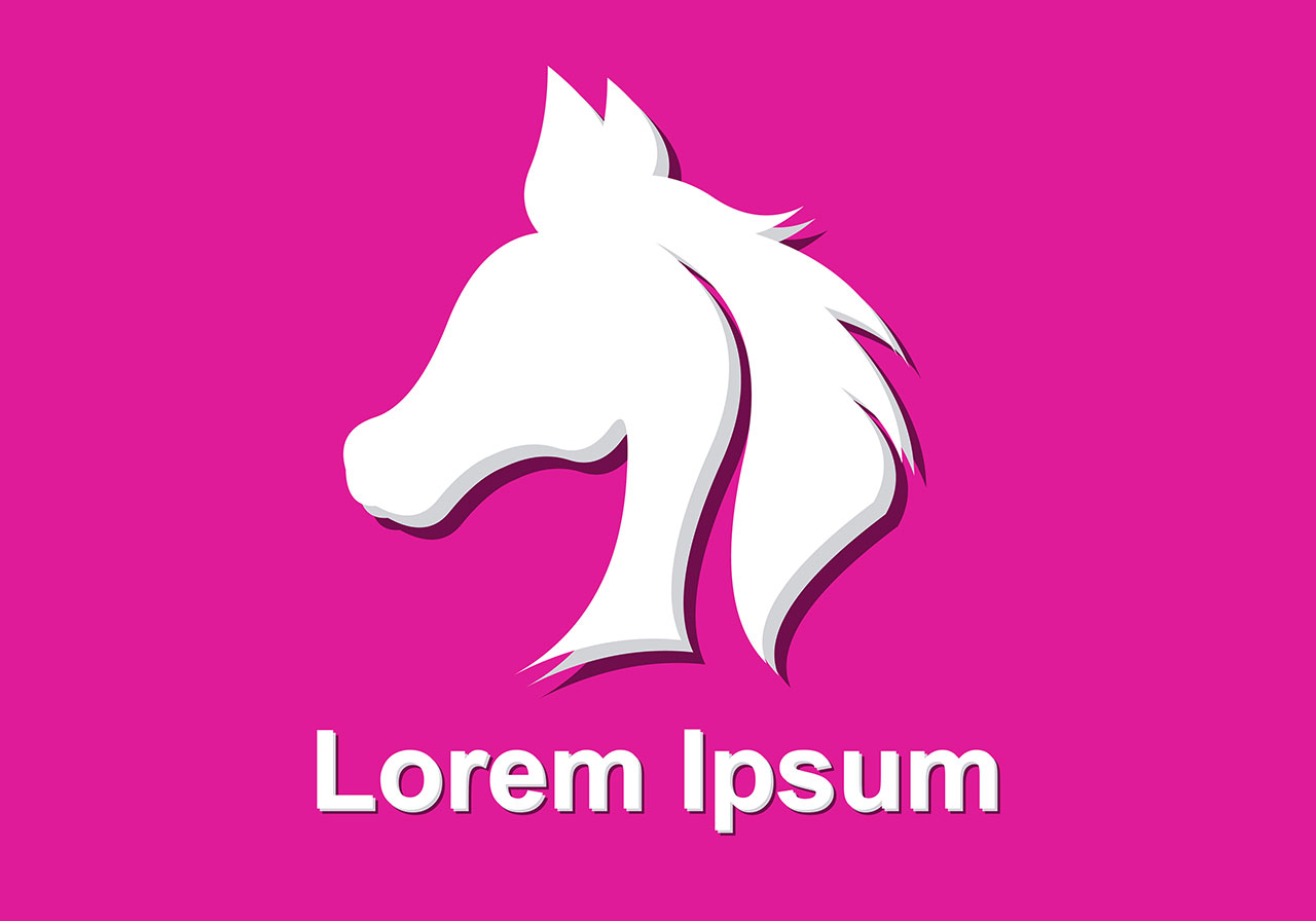 Horse logo, icon vector graphic. Beautiful horse logo, icon vector graphic. Beautiful white logo vector graphic. A stylized logo, an icon of a white horse's head vector graphic. Vector graphic with CC0 license, best for a variety of projects, including designs, animations, and more.