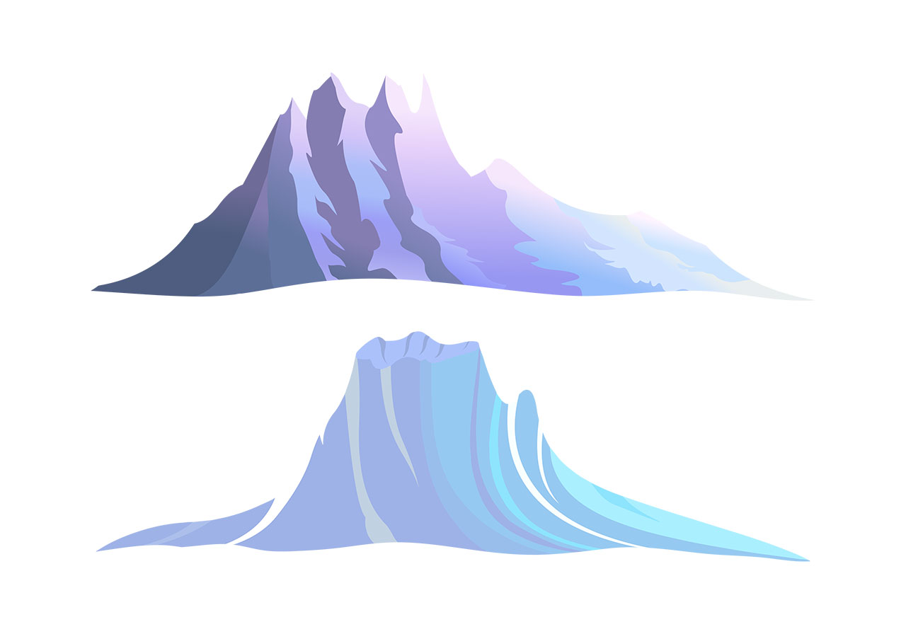 Mountains, hills, peak vector graphic. Set of mountain ranges, hills, peaks vector graphic. Mountains, peaks, hills vector graphic. Beautiful jagged, multi-peaked mountain ranges vector graphic. Vector graphic with CC0 license, best for a variety of projects, including designs, animations, and more.